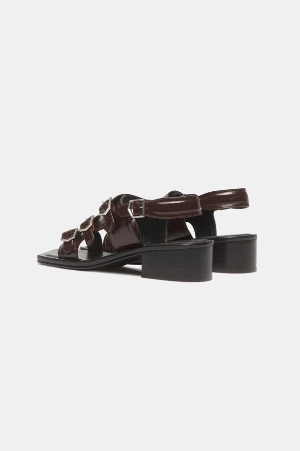 ★SUECOMMA BONNIE★ Strap sandalbrown DG2AM25040BRN SUECOMMA BONNIE] Strap sandal(red)