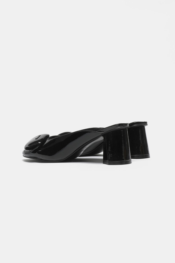 SUECOMMA BONNIE - 슬리퍼/뮬 - Polygon mule(black)