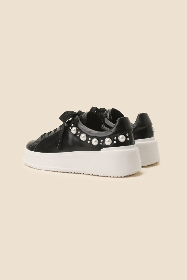 SUECOMMA BONNIE - 스니커즈 - Pearl sneakers(black)