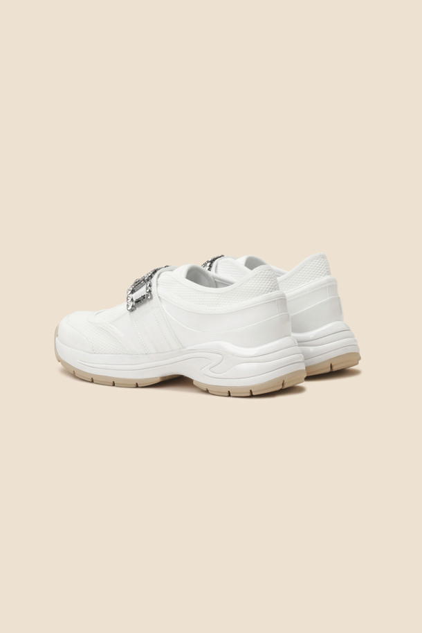 SUECOMMA BONNIE - 스니커즈 - Jewelry strap sneakers(white)