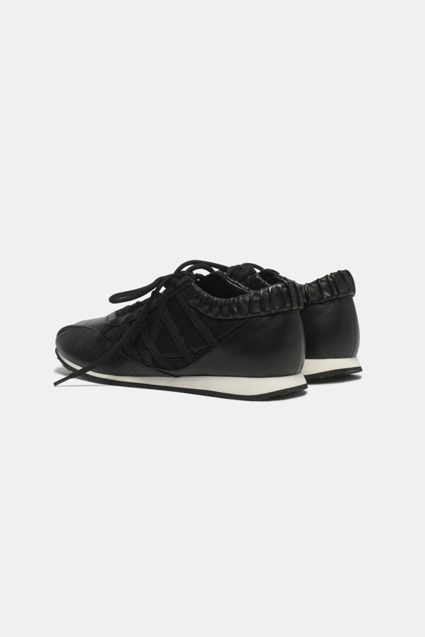 SUECOMMA BONNIE - 스니커즈 - Shirring sneakers(black)