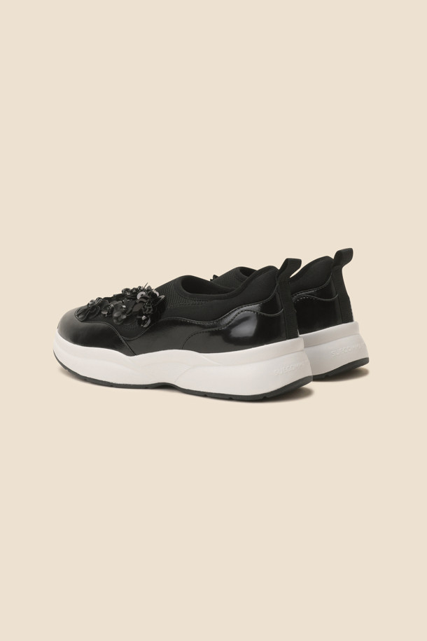 SUECOMMA BONNIE - 스니커즈 - New flowerbomb sneakers(black)