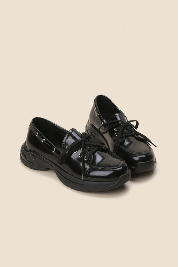 SUECOMMA BONNIE - 스니커즈 - Loafer sneakers(black)