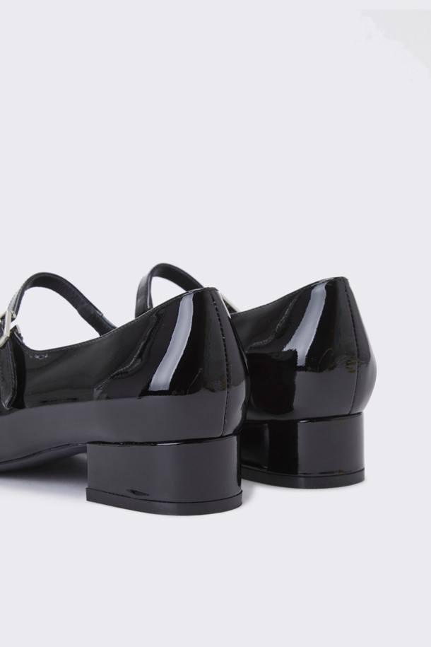 SUECOMMA BONNIE - 플랫 - [김나영 착용]Neo polygon24 mary Jane flat(black)