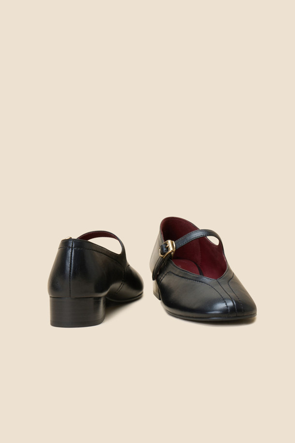 SUECOMMA BONNIE - 로퍼 - Daily mary jane flats(black)