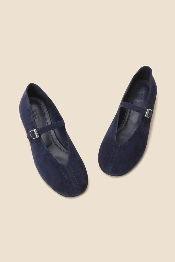 SUECOMMA BONNIE - 로퍼 - Daily mary jane flats(navy)