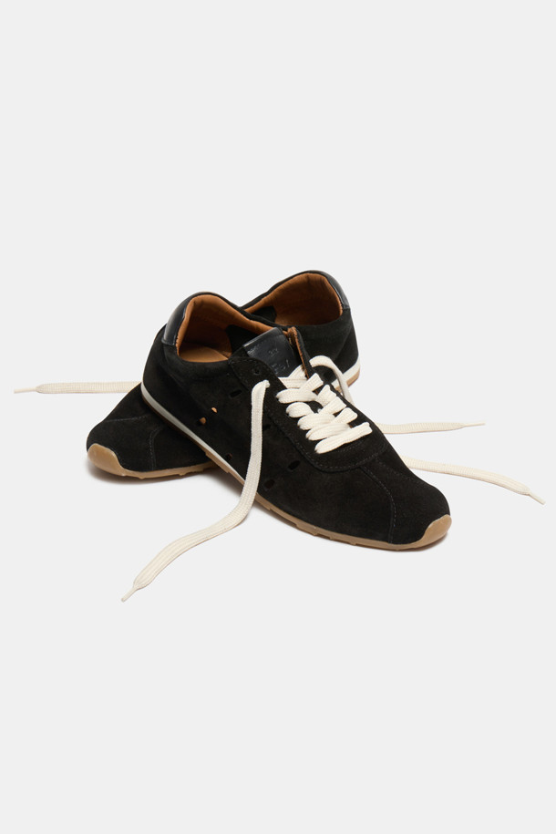 SUECOMMA BONNIE - 스니커즈 - Fev_Suede sneakers(black)