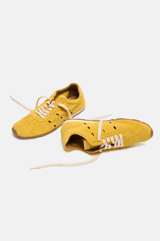 SUECOMMA BONNIE - 스니커즈 - Fev_Suede sneakers(yellow)