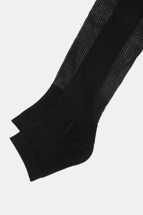 SUECOMMA BONNIE - 양말 - Fev_Knee socks(black)