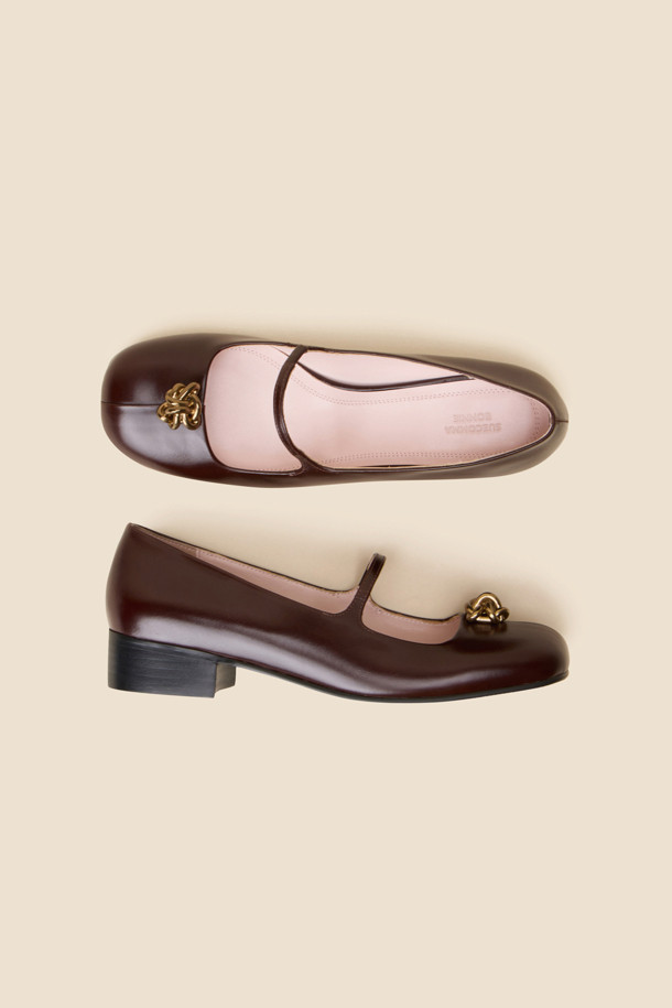 SUECOMMA BONNIE - 플랫 - Fling star flats(brown)