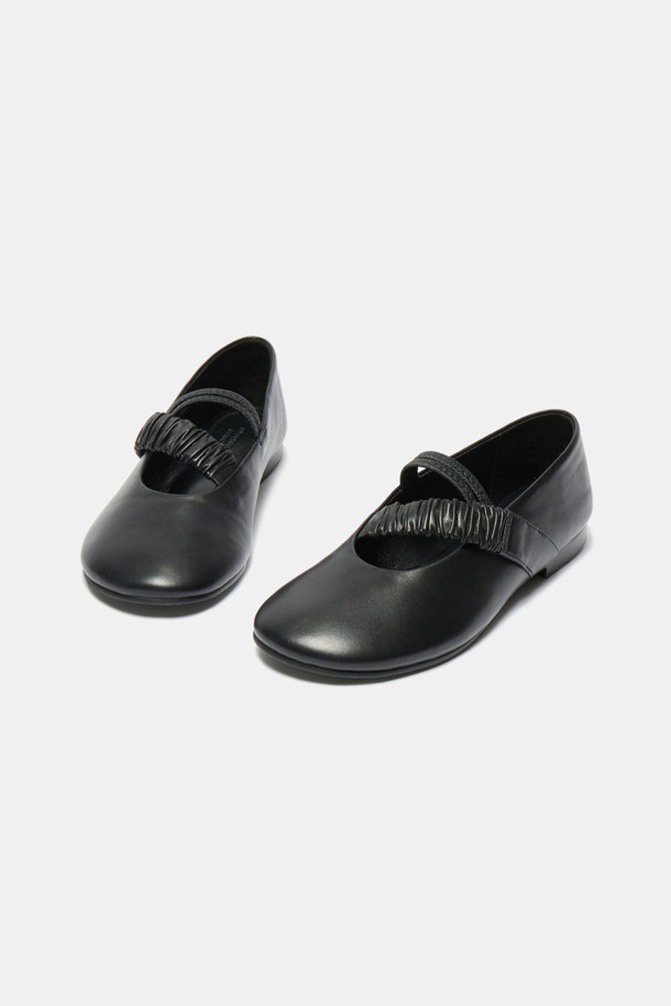 SUECOMMA BONNIE - 플랫 - Pleats mary jane flats(black)