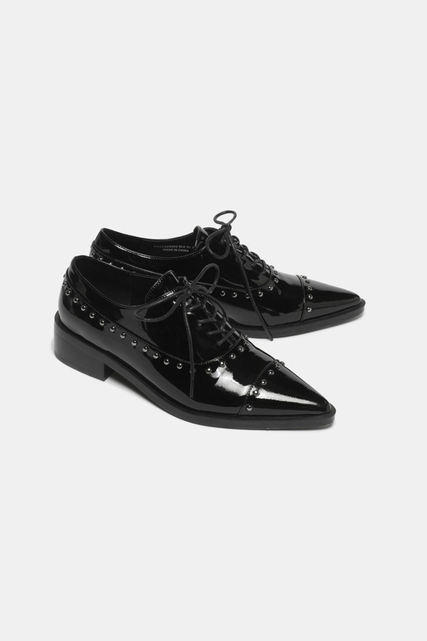 SUECOMMA BONNIE - 로퍼 - Stud loafer(black)