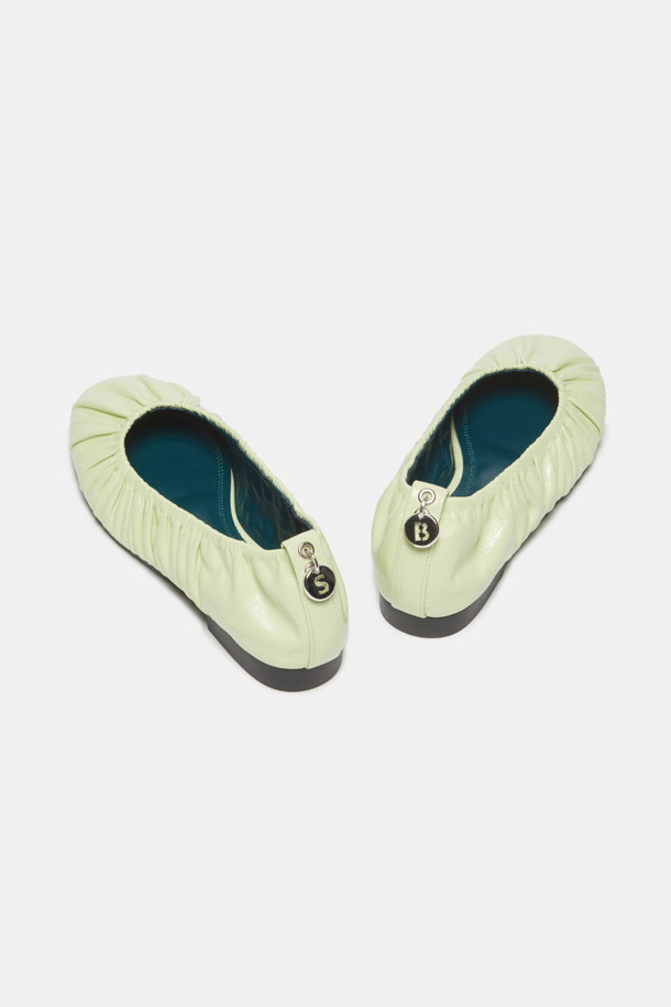 SUECOMMA BONNIE - 플랫 - Shrring flats(mint)