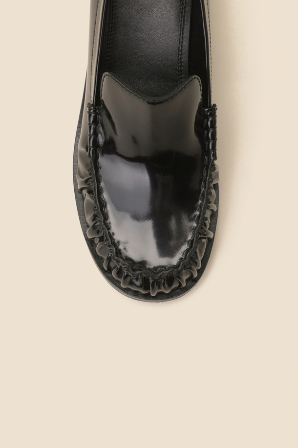 SUECOMMA BONNIE - 로퍼 - Pleats loafer(black)