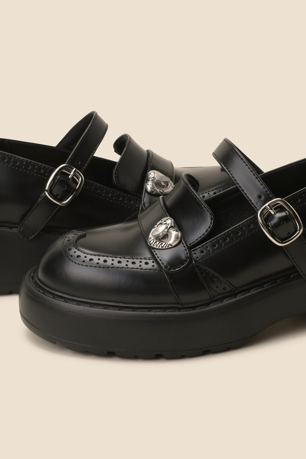 SUECOMMA BONNIE - 로퍼 - Cle loafer(black)