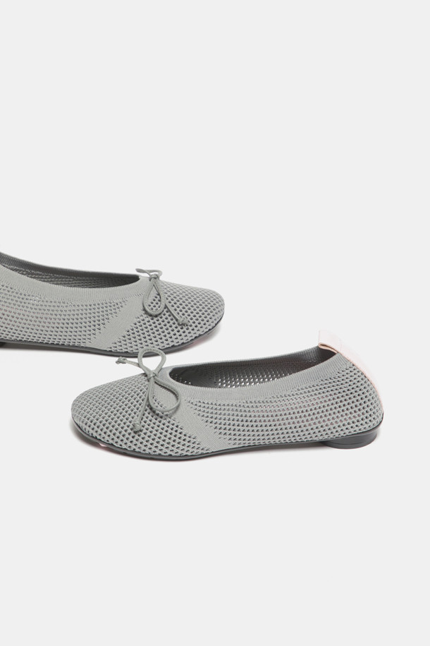 SUECOMMA BONNIE - 플랫 - Knit flats(grey)