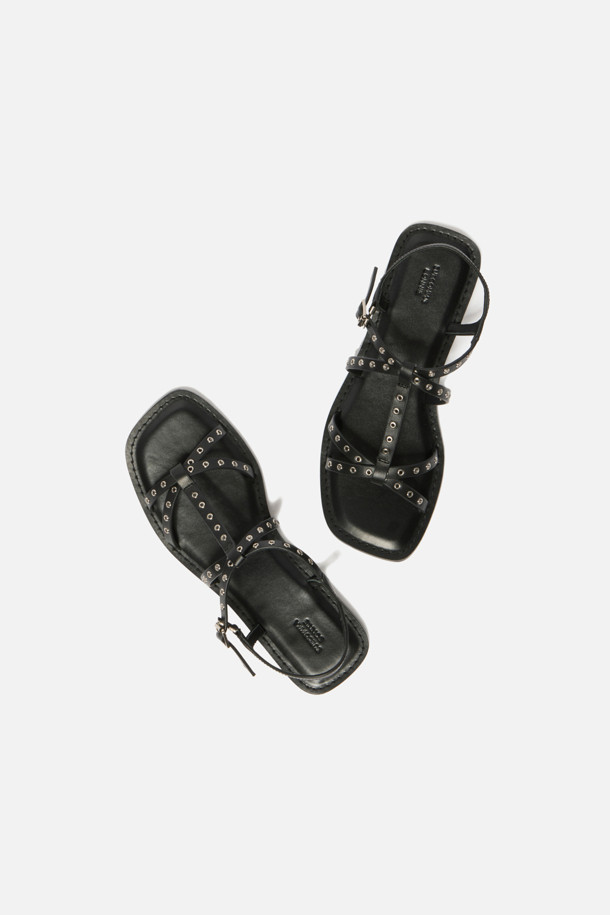 SUECOMMA BONNIE - 샌들 - Strap sandal(black)