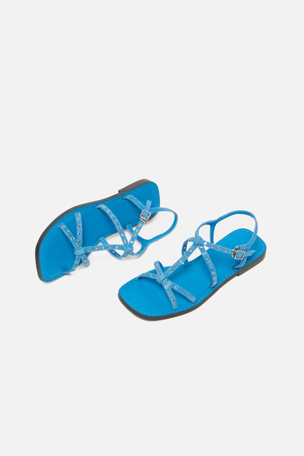 SUECOMMA BONNIE - 샌들 - Strap sandal(blue)