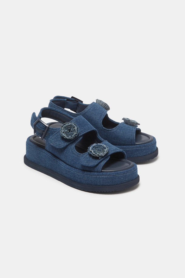 SUECOMMA BONNIE - 샌들 - Cracker sandal(bule)