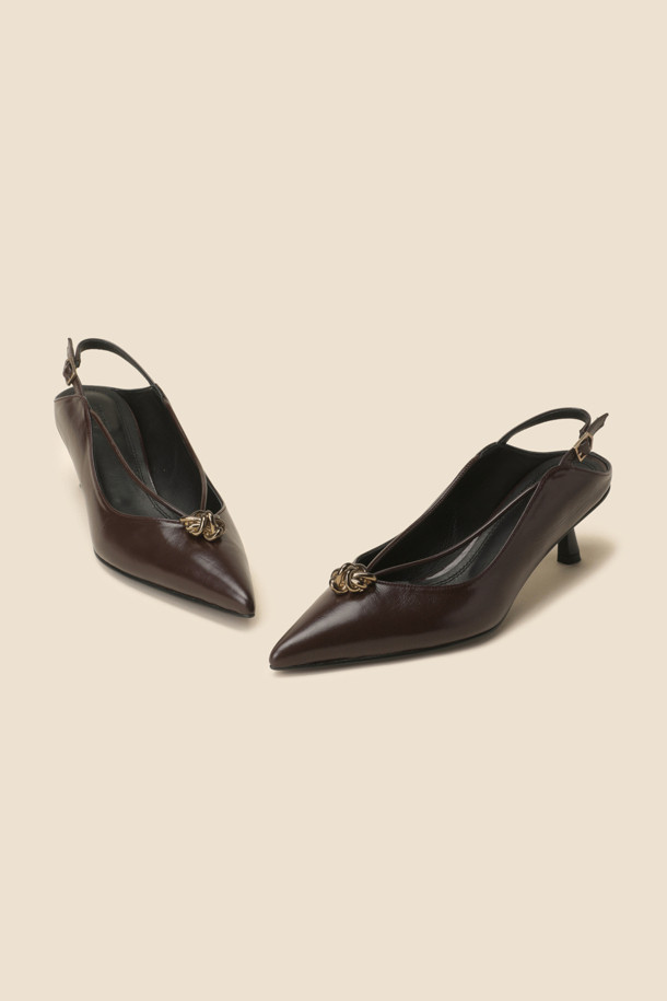 SUECOMMA BONNIE - 샌들 - Fling star sling back shoes(brown)