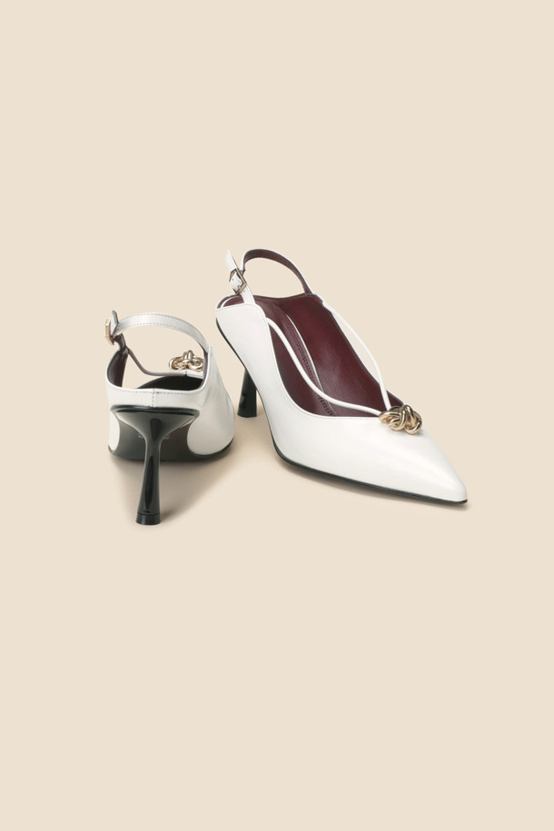 SUECOMMA BONNIE - 샌들 - Fling star sling back shoes(white)