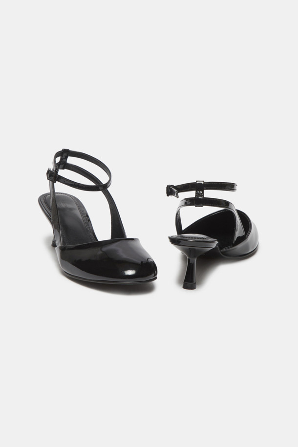 SUECOMMA BONNIE - 샌들 - Strap sling back shoes(black)