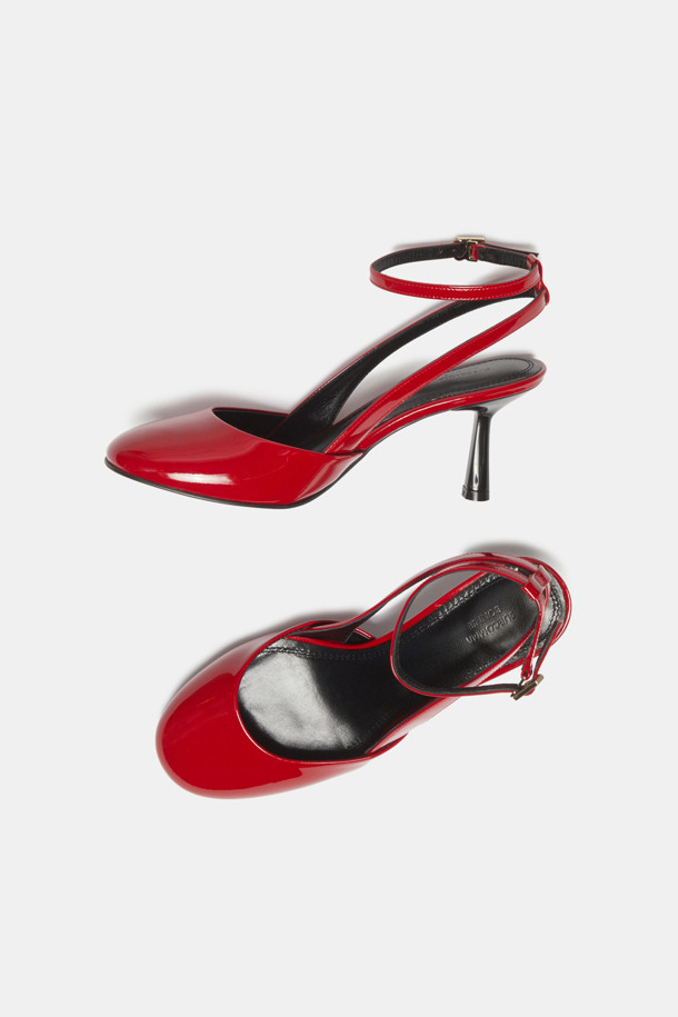 SUECOMMA BONNIE - 샌들 - Strap sling back shoes(red)