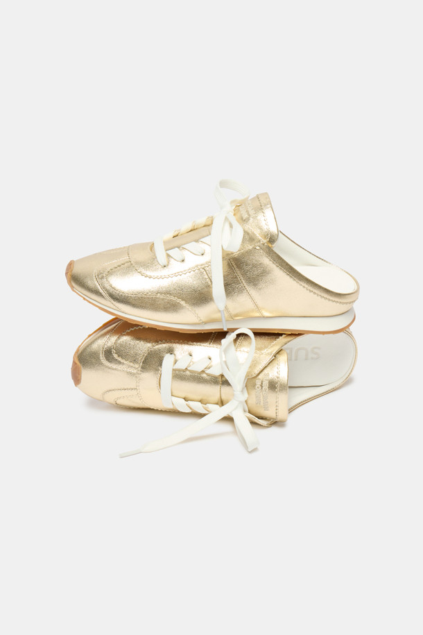 SUECOMMA BONNIE - 슬리퍼/뮬 - Basic sneakers mule(gold)