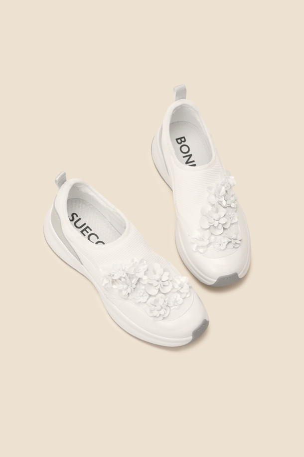 SUECOMMA BONNIE - 스니커즈 - New flowerbomb sneakers(white)