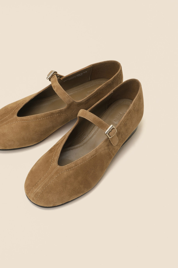 SUECOMMA BONNIE - 로퍼 - Daily mary jane flats(brown)