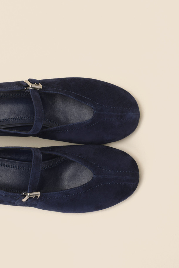 SUECOMMA BONNIE - 로퍼 - Daily mary jane flats(navy)