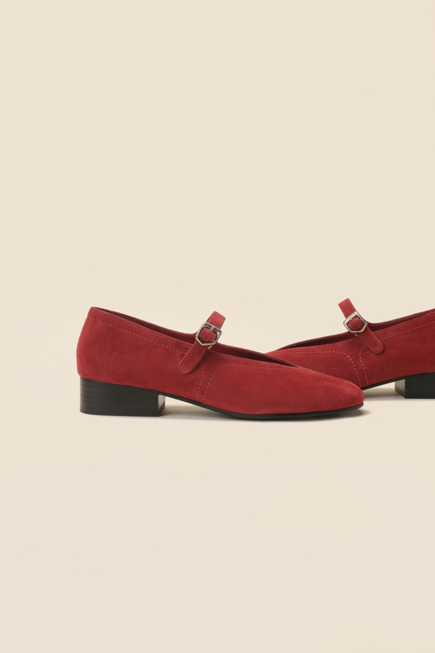 SUECOMMA BONNIE - 로퍼 - Daily mary jane flats(wine)