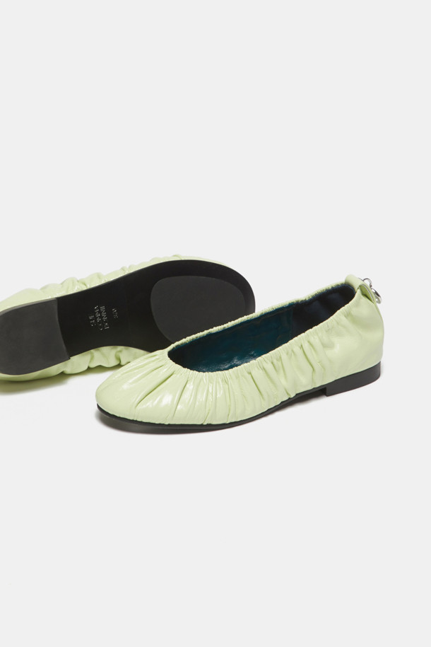 SUECOMMA BONNIE - 플랫 - Shrring flats(mint)