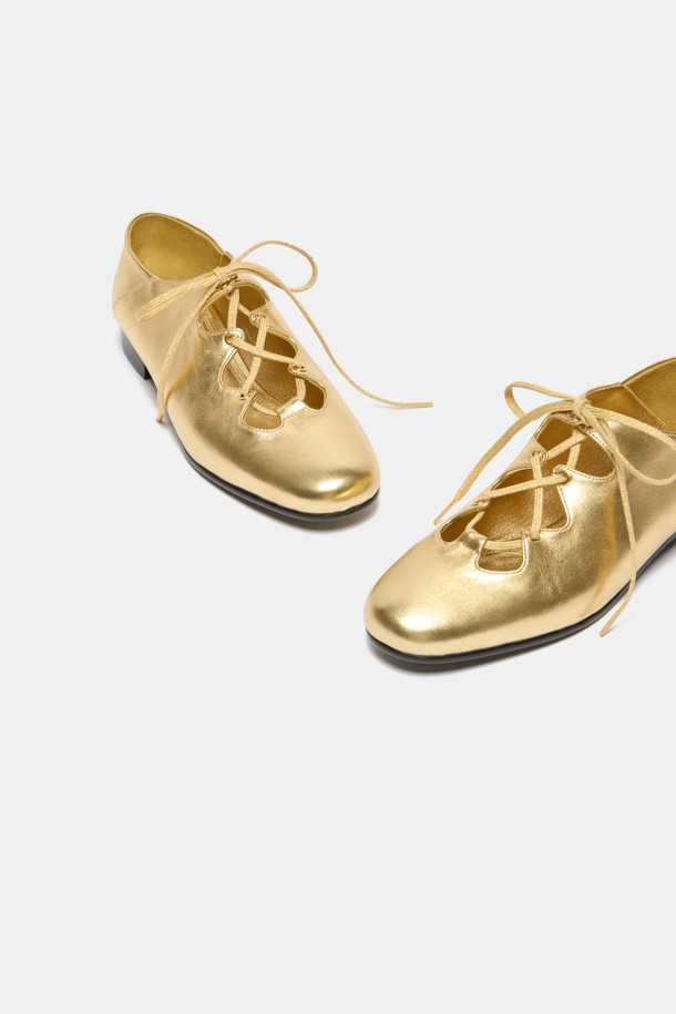 SUECOMMA BONNIE - 플랫 - Line flats(gold)