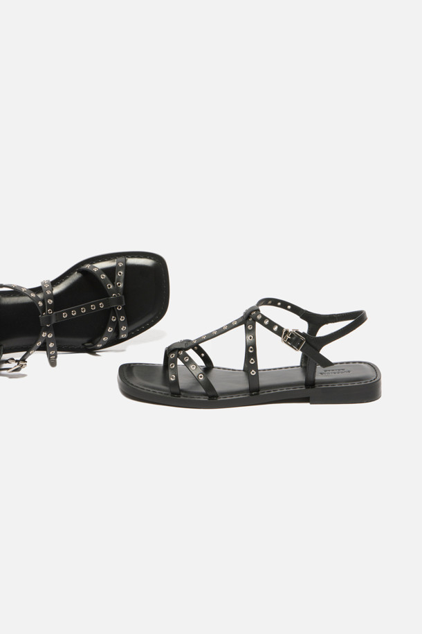 SUECOMMA BONNIE - 샌들 - Strap sandal(black)