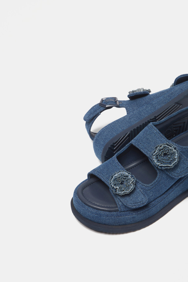 SUECOMMA BONNIE - 샌들 - Cracker sandal(bule)