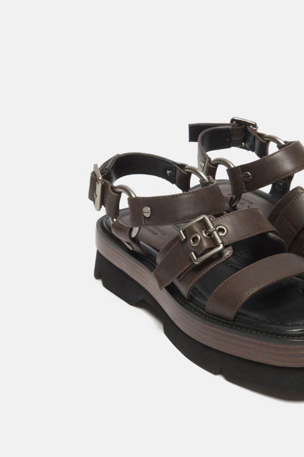 ★SUECOMMA BONNIE★ Biker sandalbrown DG2AM25020BRN Designer fashion, Seoul-fully created | W Concept