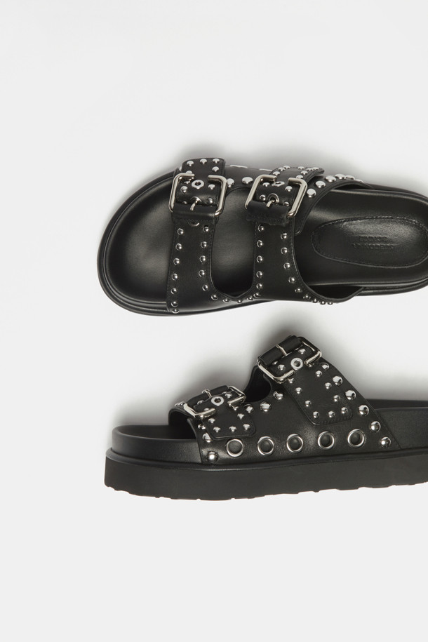 SUECOMMA BONNIE - 샌들 - Stud slide(black)
