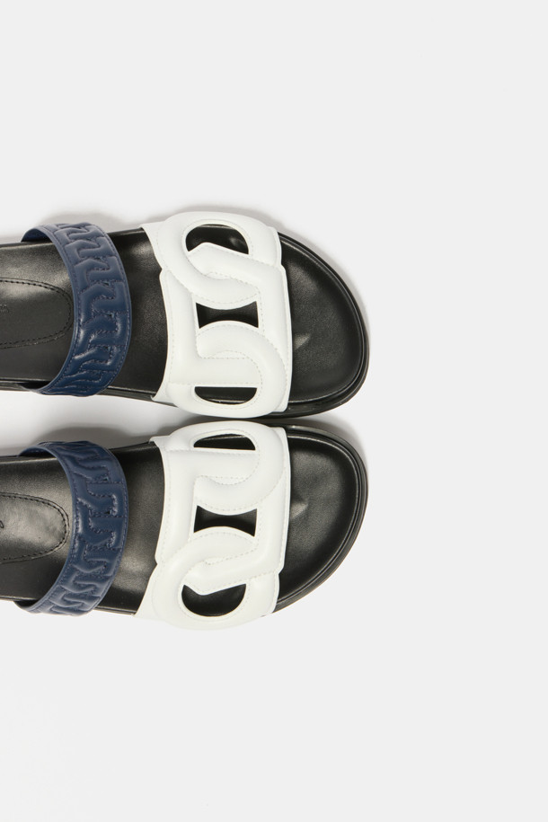 Polygon slide sandal(white)_SUECOMMA BONNIE - 코오롱몰