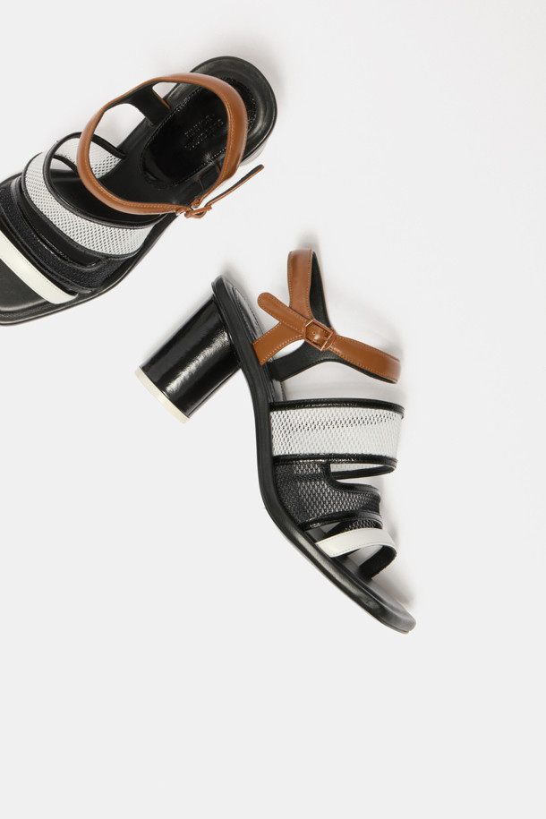 SUECOMMA BONNIE - 샌들 - Mesh color sandal(black)