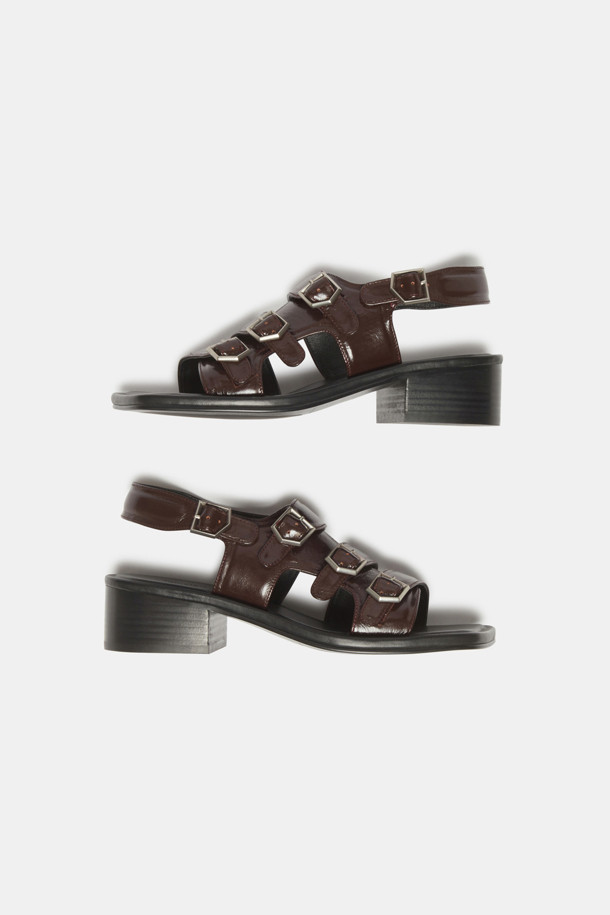 SUECOMMA BONNIE] Strap sandal(brown)