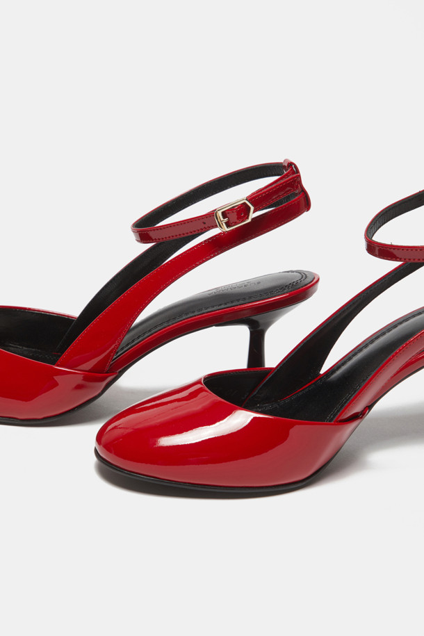 SUECOMMA BONNIE - 샌들 - Strap sling back shoes(red)