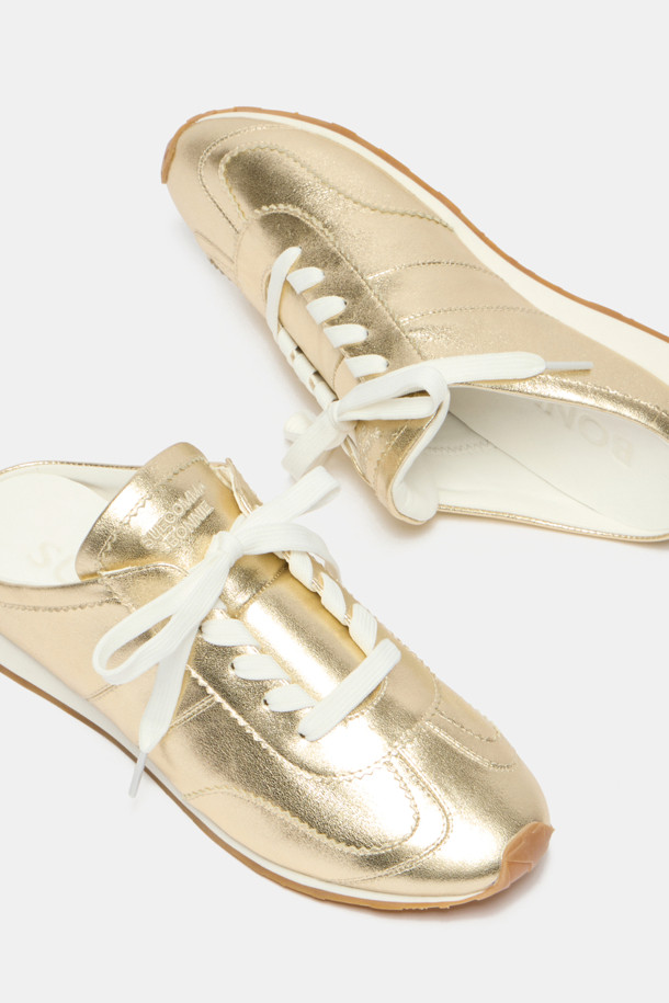 SUECOMMA BONNIE - 슬리퍼/뮬 - Basic sneakers mule(gold)