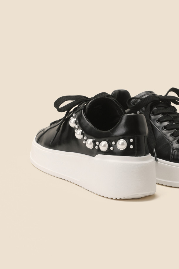 SUECOMMA BONNIE - 스니커즈 - Pearl sneakers(black)