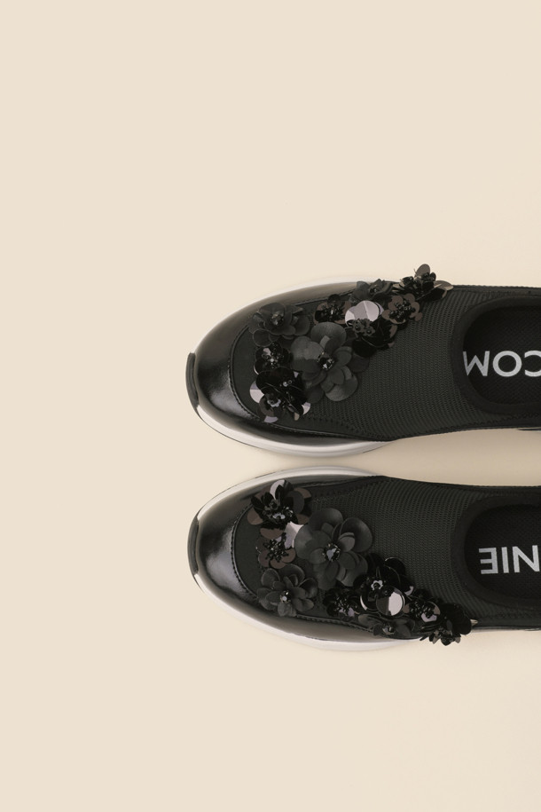 SUECOMMA BONNIE - 스니커즈 - New flowerbomb sneakers(black)