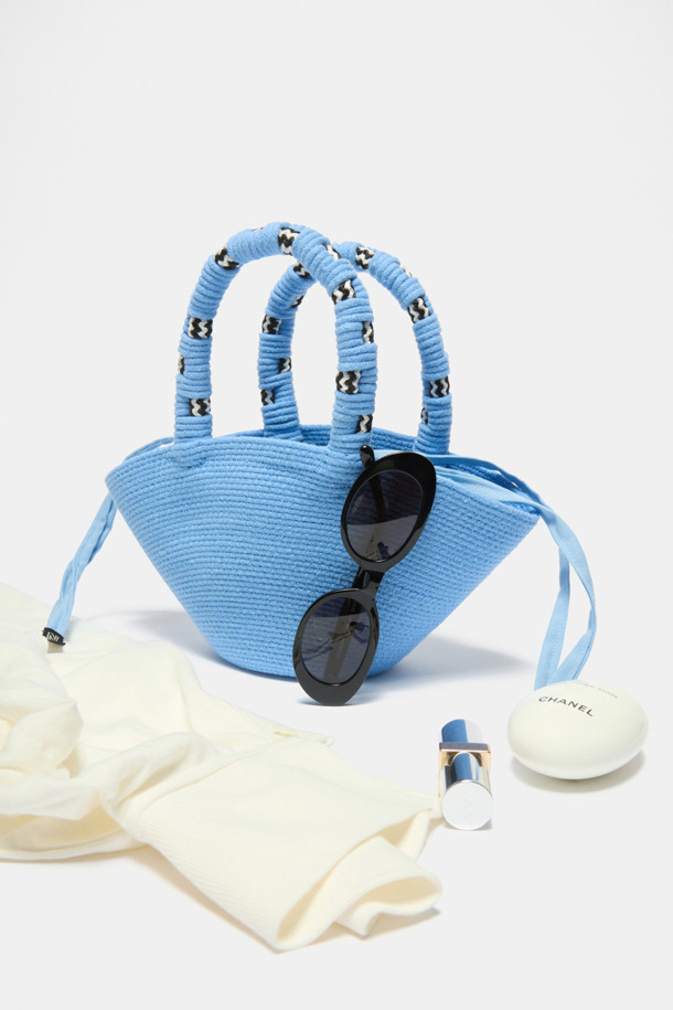 SUECOMMA BONNIE - 토트백 - NANNACAY X SCB Tote bag(blue)