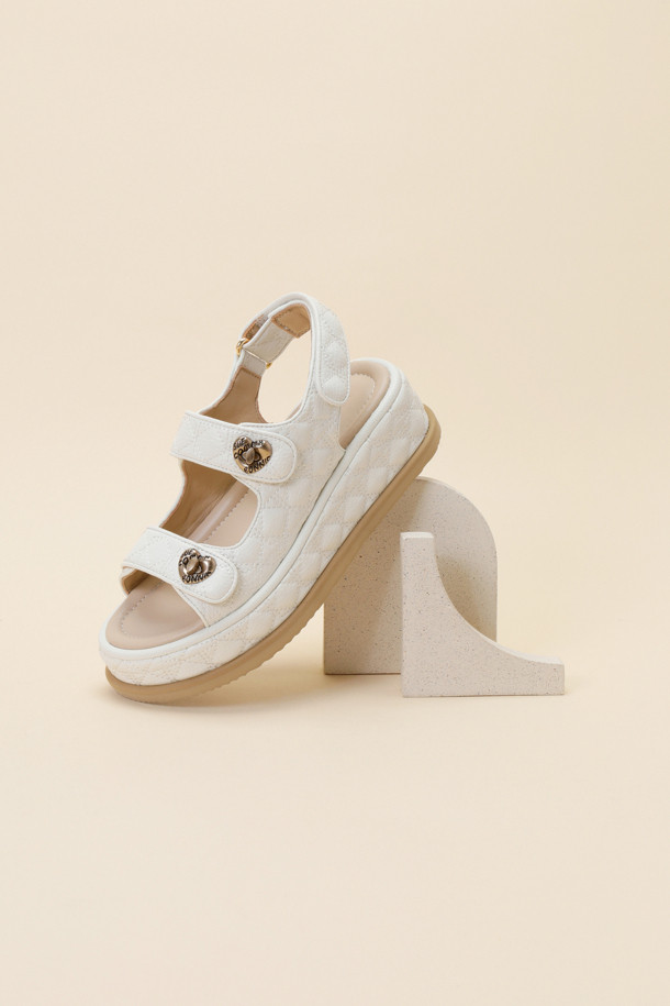 SUECOMMA BONNIE - 샌들 - Cle sandal(ivory)