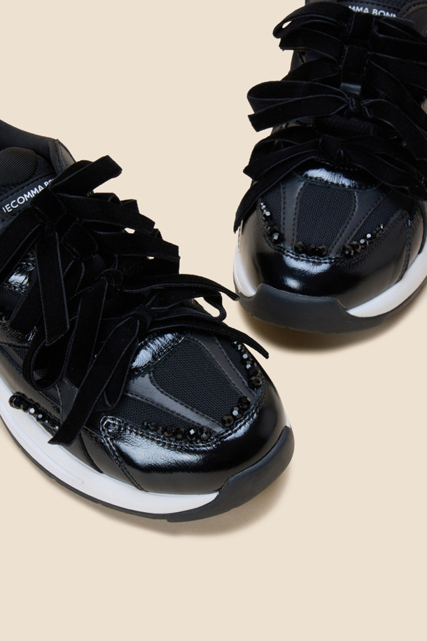 SUECOMMA BONNIE] Delight sneakers(black)