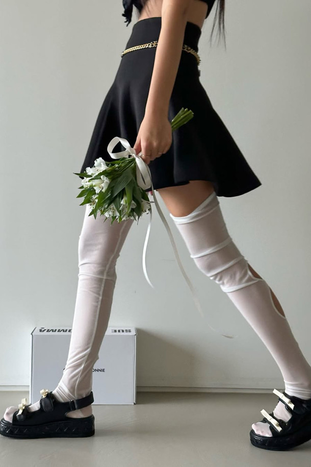 SUECOMMA BONNIE - 샌들 - [김나영 착용]Frangia polygon sandal(black)