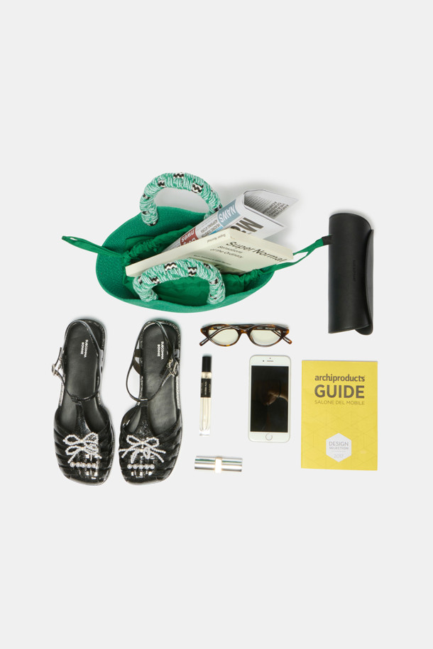 SUECOMMA BONNIE - 토트백 - NANNACAY X SCB Tote bag(green)